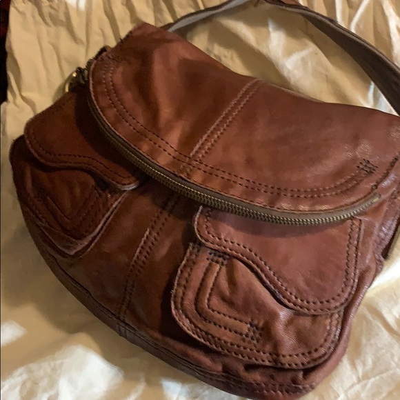 Lucky Brand Handbags - LUCKY BRAND LEATHER HANDBAG 13” x 9” x 3”